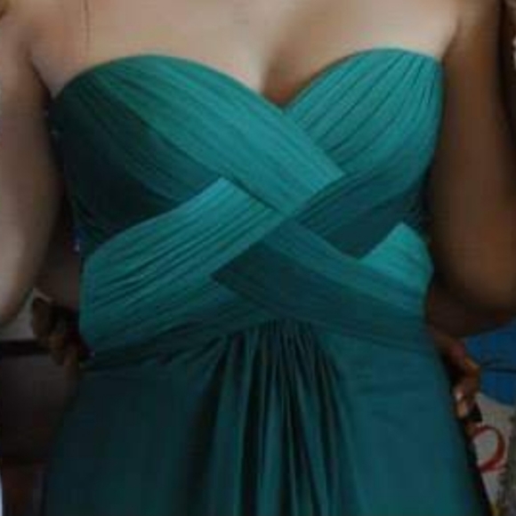 La Femme 18525 Green/Teal/Turquoise/Blue Prom Dress - Picture 4 of 5